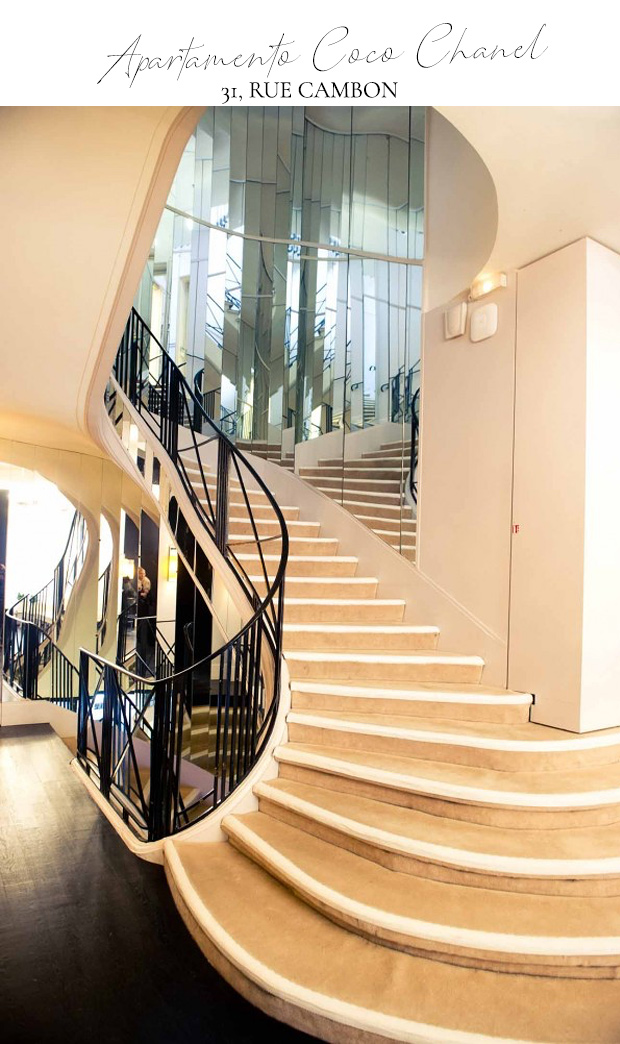 O icônico apartamento de Coco Chanel na Rue Cambon
